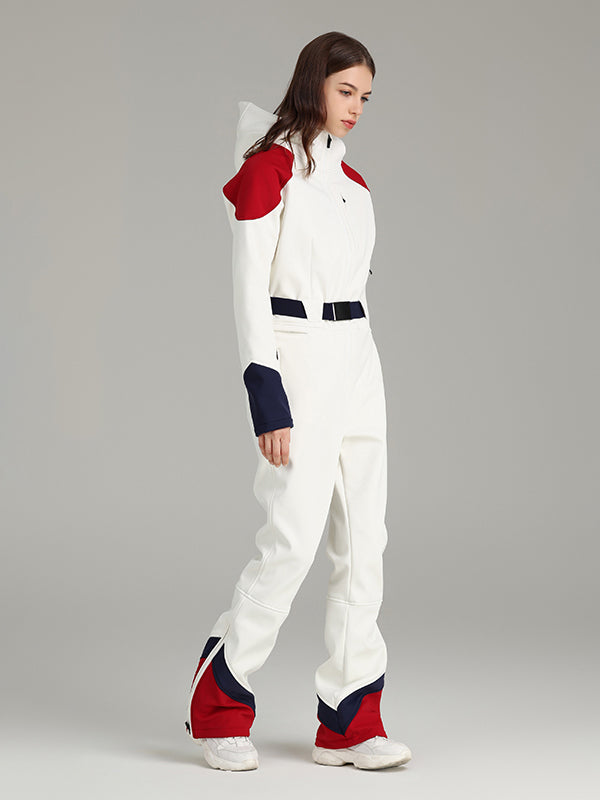Women's Searipe Mountain Slope Star One Piece Snowsuit Ski Jumpsuit