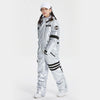 Kid's Unisex High Experience Stylish Nasa One Piece Snowboard Ski Snowsuits