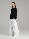 Women's Searipe Mountain Insulated Overalls Baggy Snow Pants
