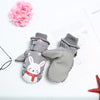 Kid's Snowshred Cute Rabbit Pattern Waterproof Snow Mittens