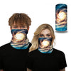 Unisex Colorful Fancy 3D Print Face Masks & Neck Warmer