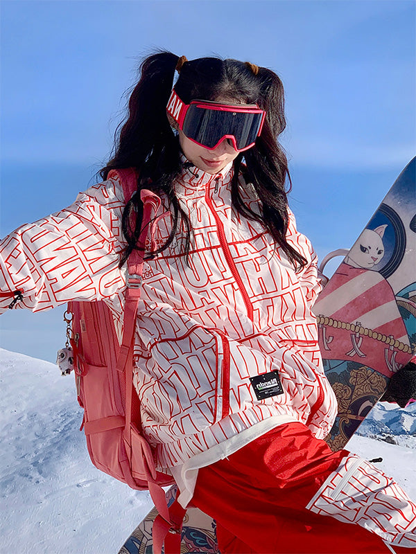 Women's Nandn Print Snowboard Jacket | Snowshred