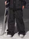 Women's Mountain Fancy Polka Dot Stars Freestyle Snow Pants