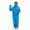 Men's PINGUP Nasa Space Station One Piece Snowboard Suits Ski Jumpsuit