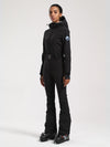Women's Gsou Snow Classic Belted Flare One Piece Ski Suit