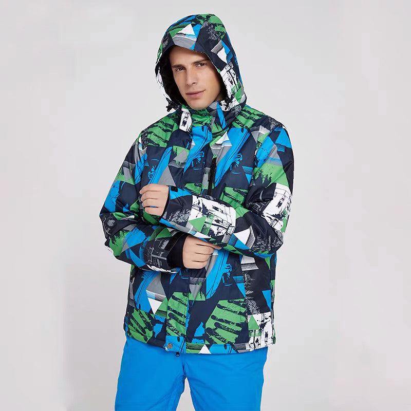 Men's Mutu Snow Landscape Waterproof Insulated Ski Jacket | Snowshred