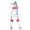 Men's PINGUP Nasa Space Station One Piece Snowboard Suits Ski Jumpsuit