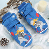 Kid's Snowshred Cute Bear Pattern Waterproof Snow Mittens