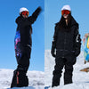 Women's LTVT Unisex Snow Addict Street Fashion Outdoor Jacket & Pants Set