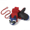 Kid's Snowshred Cute Raccoon Animal Waterproof Snow Mittens