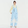 Women's Nandn Pockets Fun Snowboard Bibs Snow Pants