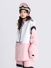 Women's Cosone Powdreamer Half Zipper Colorblock Anorak Snow Jacket