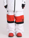 Women's Cosone Winter Forward Zipper Colorblock Windbreaker Snow Pants