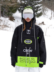 Women's Snowall Unisex Mountain Star Waterproof Anorak Snowboard Jacket