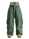Men's Gsou Snow Furious Spark Reflective Fire Cargo Snow Pants