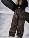 Women's Wild Motion Reflective Cargo Pockets Extra Baggy Snowboard  Pants