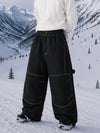Men's UrbanCraft Workwear Baggy Snow Pants with Enhanced Knee Mobility Design