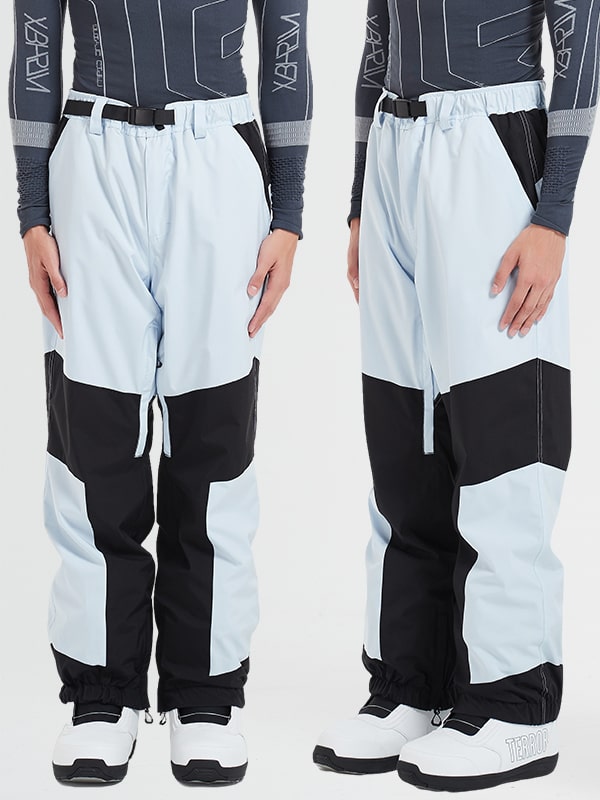 Men's Mountain Pro Waterproof 2-Tone Paneled Snowboard Pants