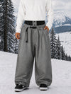 Men's Urban Vibe Workwear-Inspired Rivet-Trim Wide Fit OG Baggy Snowboard Pants