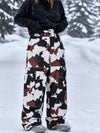 Women's Nightline Park Rider Reflective Trim Cargo Pockets Baggy Snow Pants