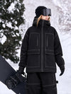 Women's UrbanCraft Street Utility Freestyle Snowboard Jacket – Reflective Hood & Workwear Style