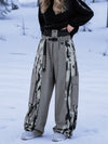Women's Wild Motion Reflective Colorblock Extra Baggy Snow Pants
