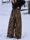 Women's Wild Motion Reflective Cargo Pockets Extra Baggy Snowboard  Pants