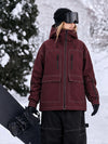 Women's UrbanCraft Street Utility Freestyle Snowboard Jacket – Reflective Hood & Workwear Style