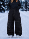 Women's Utility Wild Soul Crew Heavy Stitch Cargo Baggy Fit Snowboard Pants