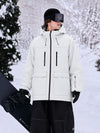 Men's UrbanCraft Workwear Utility Freestyle Snowboard Jacket – Reflective Hood & Street Style