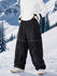 Men's Nightline Park Rider Reflective Trim Cargo Pockets Baggy Snow Pants