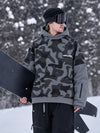 Men's Park Rider 2-in-1 Layered Freestyle Snow Hoodie with Contrast Sleeves