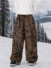 Men's Wild Motion Reflective Cargo Pockets Extra Baggy Snowboard Pants