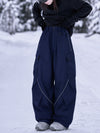 Women's Camden Punk Reflective Street Utility Baggy Cargo Snowboard Pants – Freestyle Fit