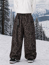 Men's Wild Motion Reflective Cargo Pockets Extra Baggy Snowboard Pants