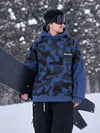 Men's Park Rider 2-in-1 Layered Freestyle Snow Hoodie with Contrast Sleeves