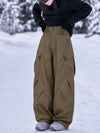 Women's Camden Punk Reflective Street Utility Baggy Cargo Snowboard Pants – Freestyle Fit