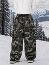 Men's Wild Motion Reflective Cargo Pockets Extra Baggy Snowboard Pants
