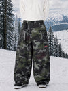 Men's Utility Techline Durable Stretch Cargo Baggy Freestyle Fit Snowboard Pants