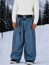 Men's Urban Vibe Workwear-Inspired Rivet-Trim Wide Fit OG Baggy Snowboard Pants