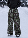 Women's Wild Motion Reflective Cargo Pockets Extra Baggy Snowboard  Pants