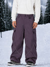 Men's Camden Punk Reflective Street Utility Cargo Snowboard Pants – Baggy Freestyle Fit