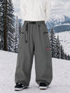 Men's Utility Techline Durable Stretch Cargo Baggy Freestyle Fit Snowboard Pants