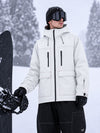 Men's UrbanCraft Workwear Utility Freestyle Snowboard Jacket – Reflective Hood & Street Style
