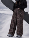 Women's Nightline Park Rider Reflective Trim Cargo Pockets Baggy Snow Pants
