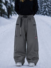 Women's Utility Techline Durable Stretch Cargo Baggy Freestyle Fit Snowboard Pants