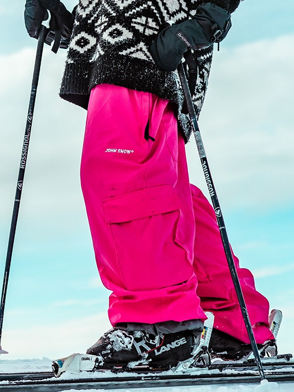 Neon Ski Neon Pink Snowboard Pants Ski Clothing Light Pink Ski