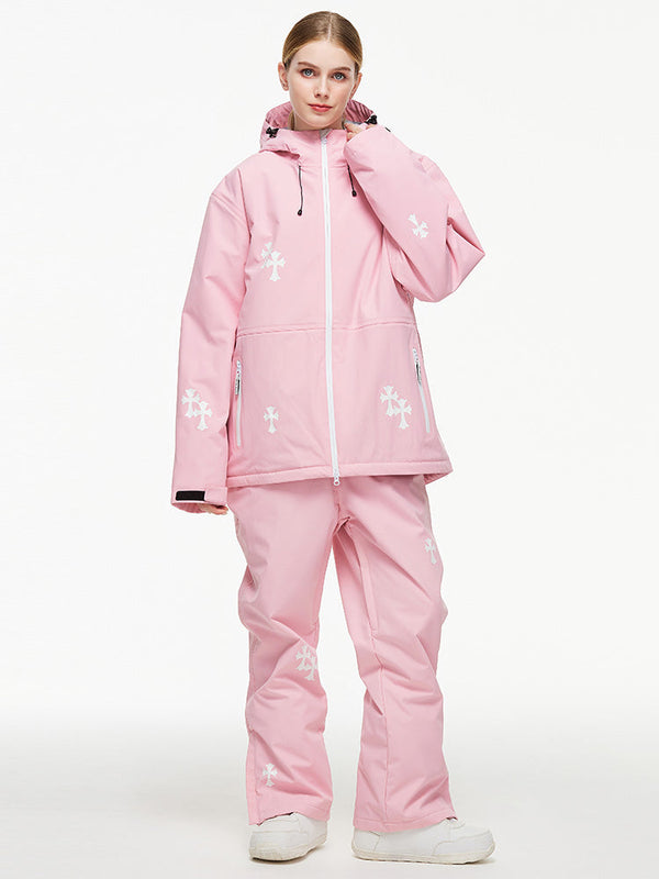 Women's Arctic Queen Snowflake Princess Fantasy Snow Suit with