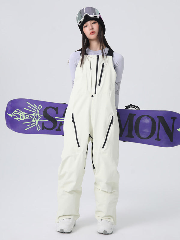 Women's Searipe Durable Mountain Rider All-Terrain Overall Snowboard Pants
