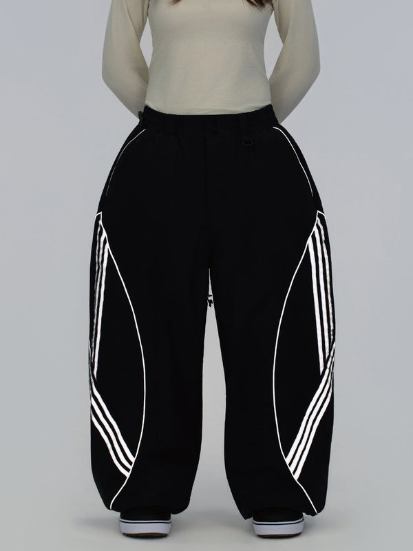 Women's Nightline Reflective Curve Park Rider Baggy Snowing Pants